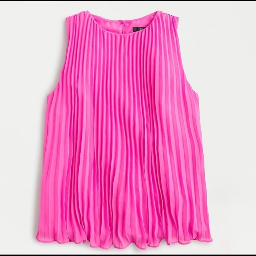 J Crew Pleated Swing Tank